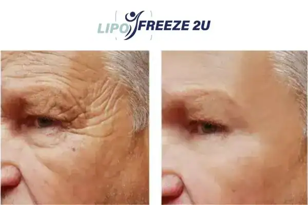 Mens before and after Morpheus 8 Avon results.